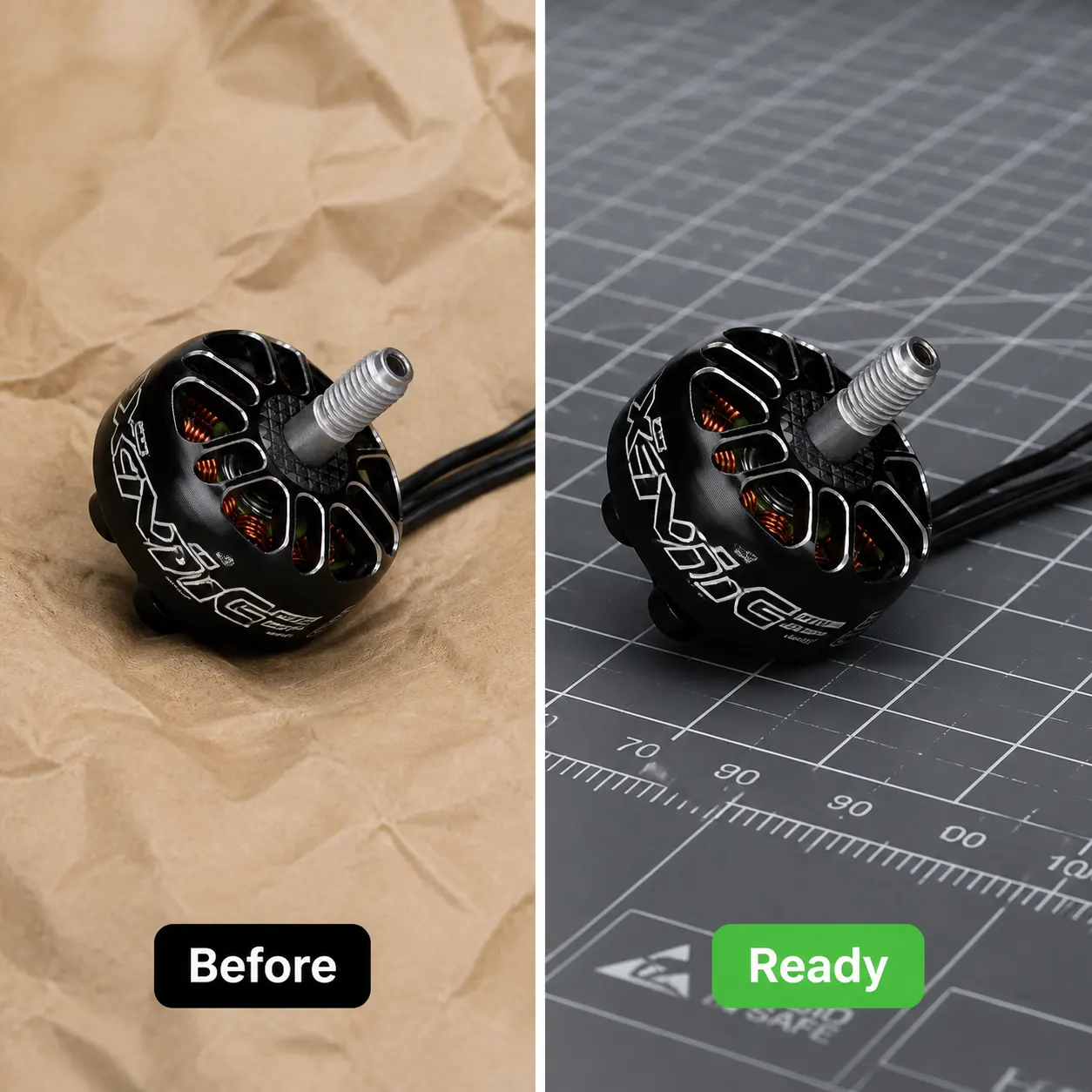 FPV Drone Motor setup and use views